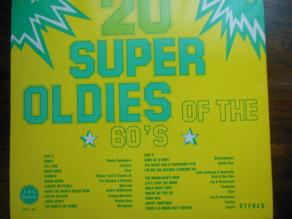 lp rockpop volume 4 vinyl record 20 oldies of the sixties 60, Ophalen of Verzenden, Gebruikt, 12 inch