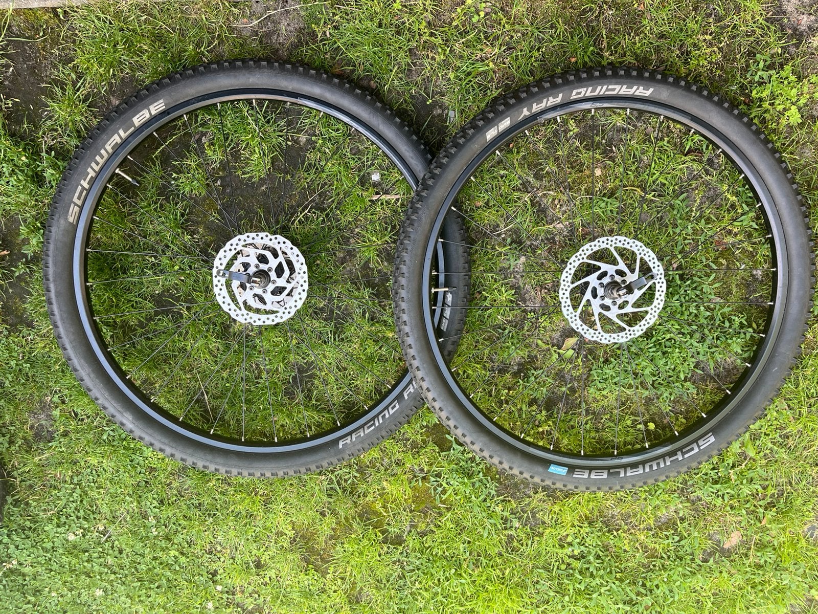 Velgen + banden 29 inch mountainbike, Fietsen en Brommers, Fietsonderdelen, Gebruikt, Aluminium, Mountainbike, Ophalen