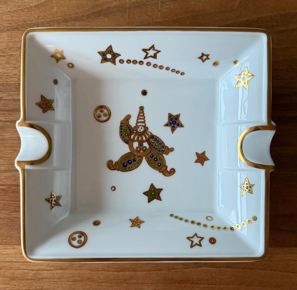 Mooie asbak Chopard in Raynoud Limoges porselein, Antiek en Kunst, Ophalen of Verzenden