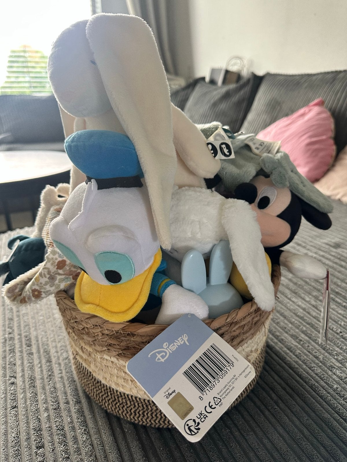 Nieuwe Disney knuffels: Mickey, Donald en konijn, Ophalen, Disney, Nieuw, Met label
