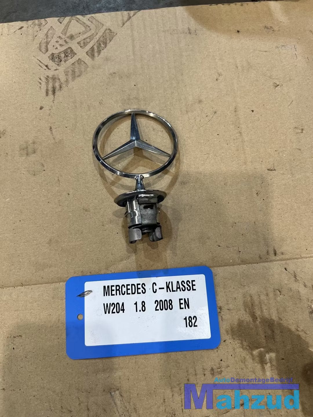 MERCEDES C KLASSE W204 motorkap logo 2007-2011, Gebruikt, Mercedes-Benz AG, Mercedes-Benz, Ophalen of Verzenden