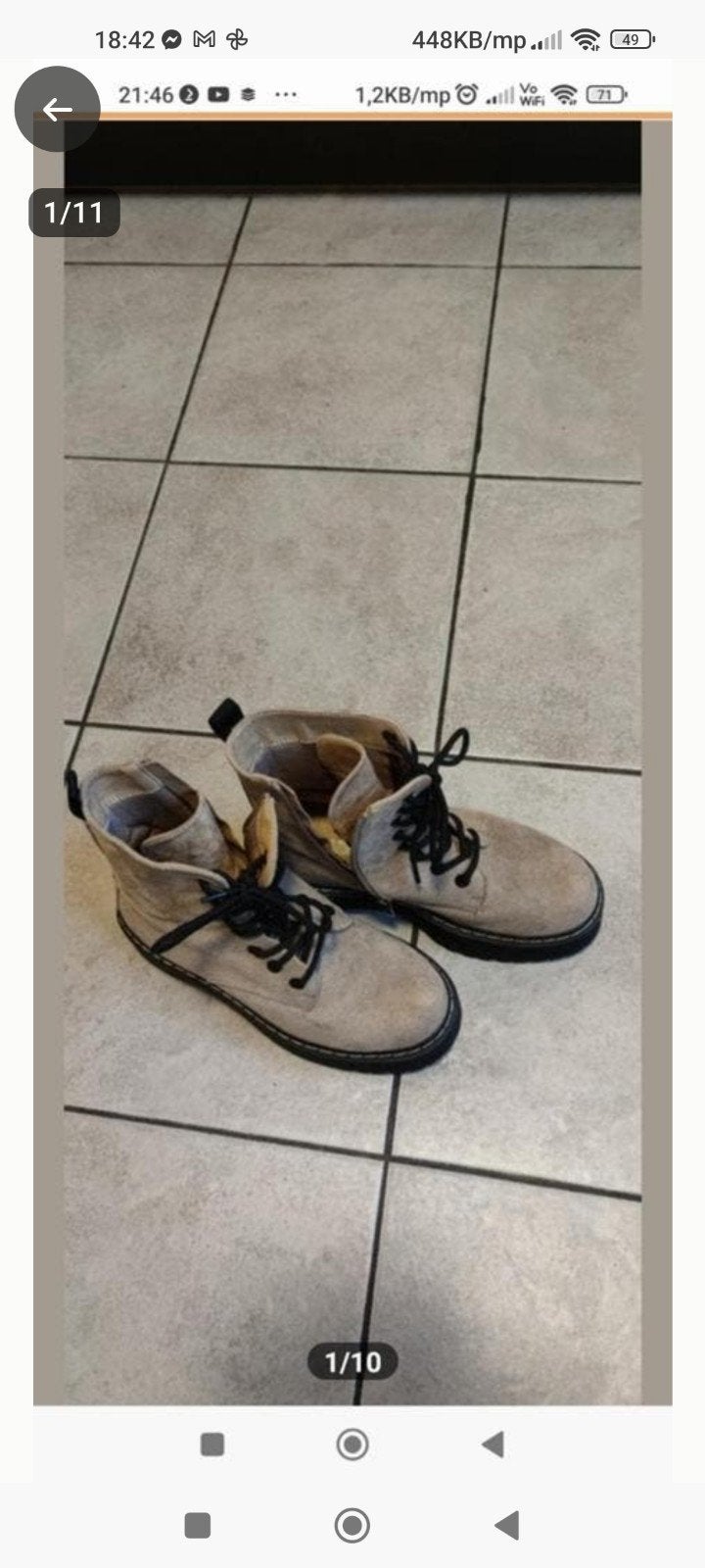 LUCKY SHOES beige bots maat 36, Ophalen of Verzenden, Zo goed als nieuw, Beige, Sneakers of Gympen