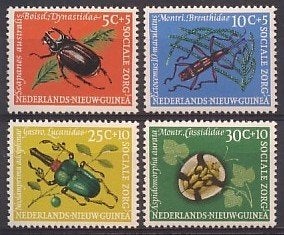 Ned Nieuw Guinea 69/72 postfris Kevers 1962, Verzenden, Postfris, Nieuw-Guinea