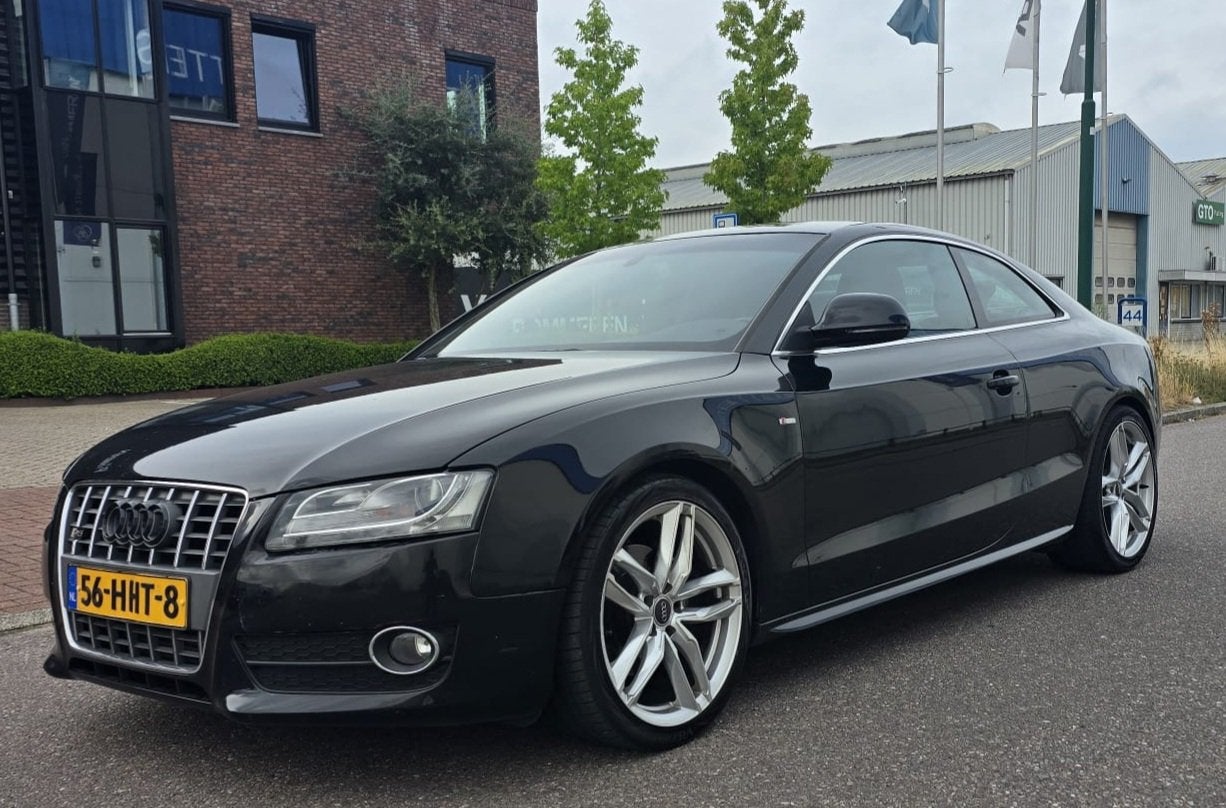Audi A5 Coupé 2.0 TFSI Pro Line S-LINE LEDER TREKHAAK 2 X S, Voorwielaandrijving, Euro 5, 15 km/l, Gebruikt