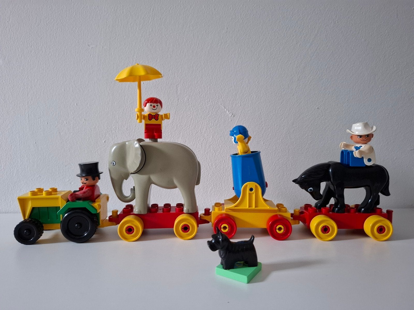 Lego Duplo Circus Caravan ( Circuswagen ) 2652, Vintage, Ophalen of Verzenden, Gebruikt, Duplo