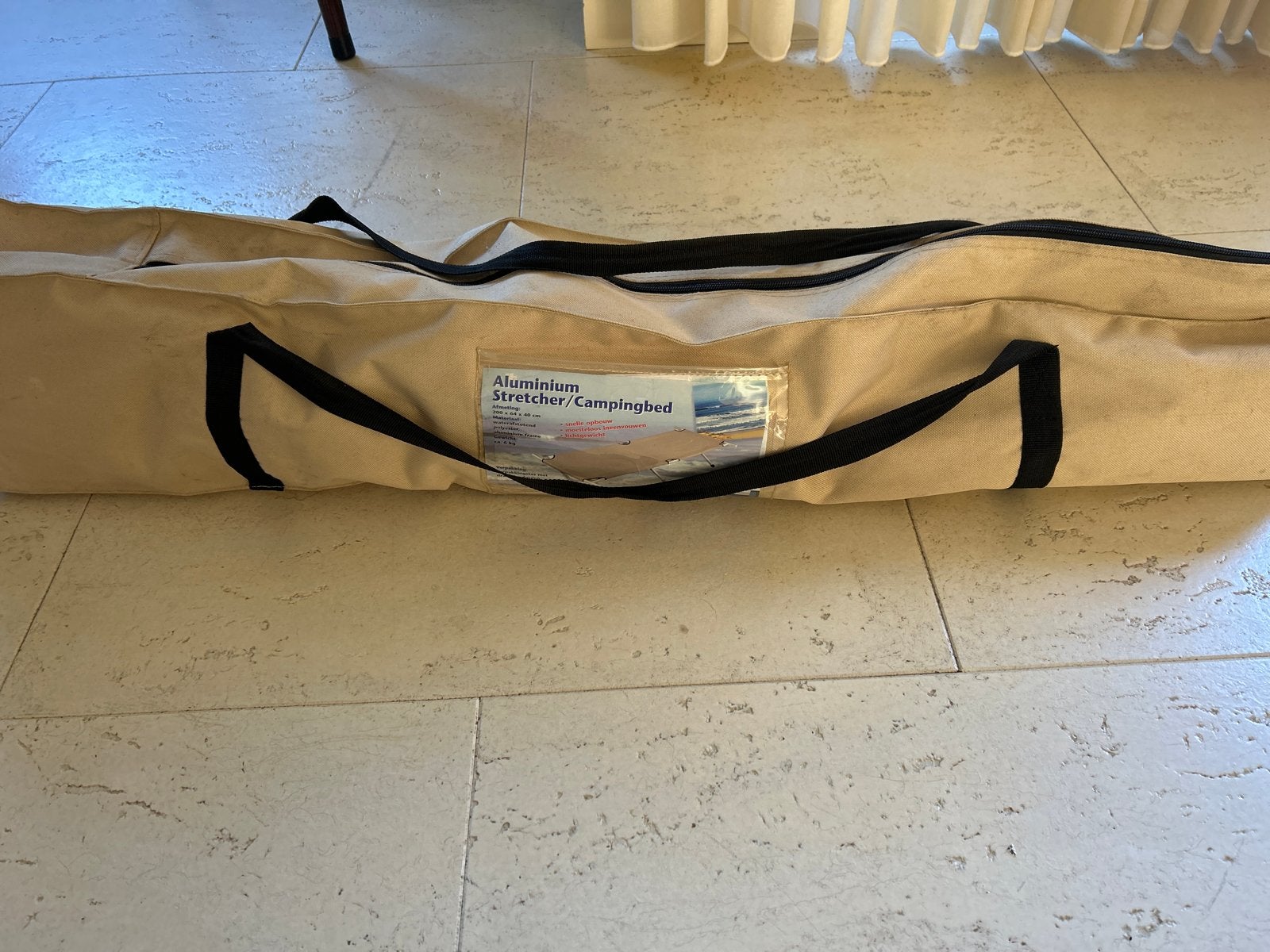 Aluminium Stretcher/Campingbed - Lichtgewicht en Compact, Ophalen of Verzenden, Gebruikt
