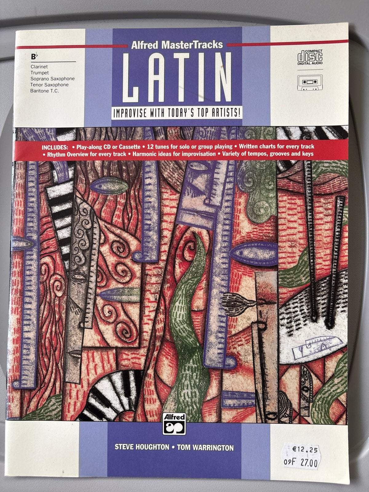 Alfred MasterTracks Latin - Improviseer met Topartiesten, Muziek en Instrumenten, Latin en Salsa, Gebruikt, Les of Cursus, Ophalen of Verzenden