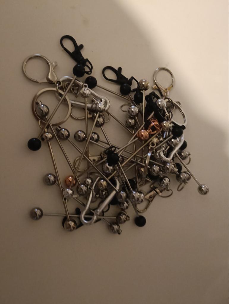 31 kralen sleutelhangers DIY, Ophalen of Verzenden, Nieuw