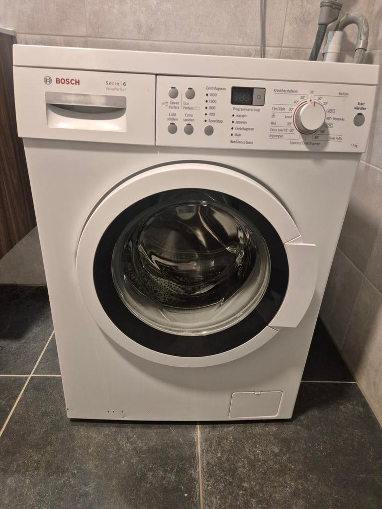Bosch Serie 6 VarioPerfect Wasmachine  - met garantie, Ophalen, Energieklasse A of zuiniger, Zo goed als nieuw, Voorlader