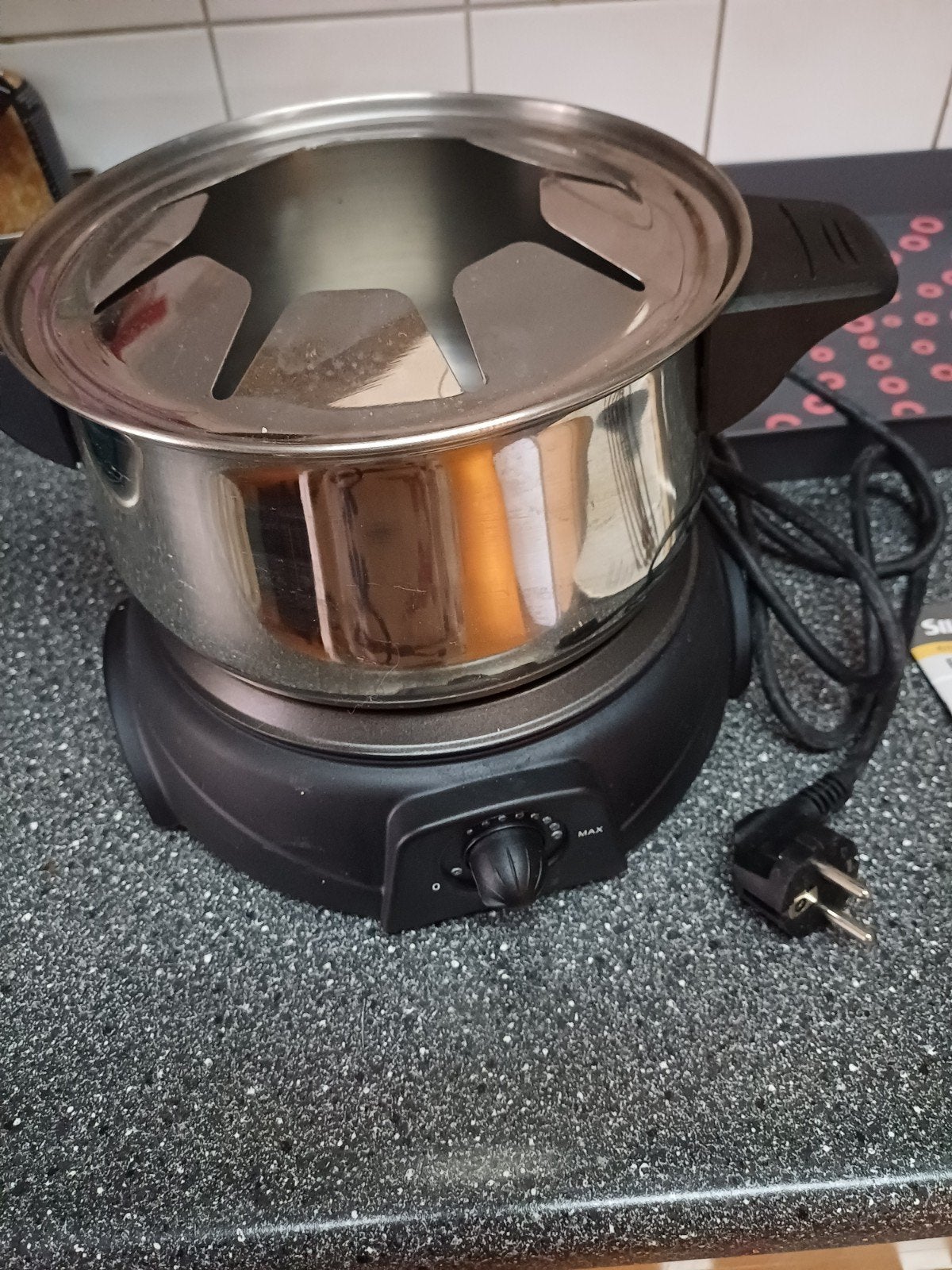 fondeu set, Witgoed en Apparatuur, Fonduesets, Ophalen, Zo goed als nieuw, Elektrisch, Fondueset