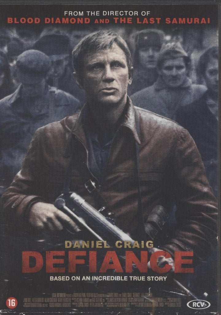 30) Defiance: met Daniel Craig en Liev Schreiber, Vanaf 16 jaar, Ophalen of Verzenden, Gebruikt, Actie