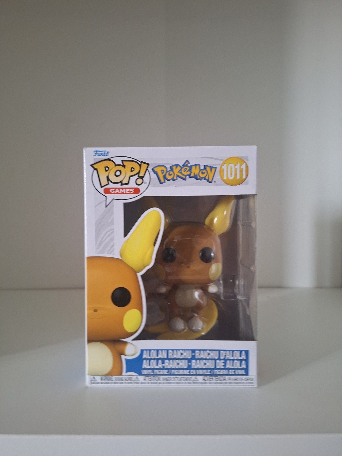 Alolan raichu funko pop 1011, Ophalen, Zo goed als nieuw