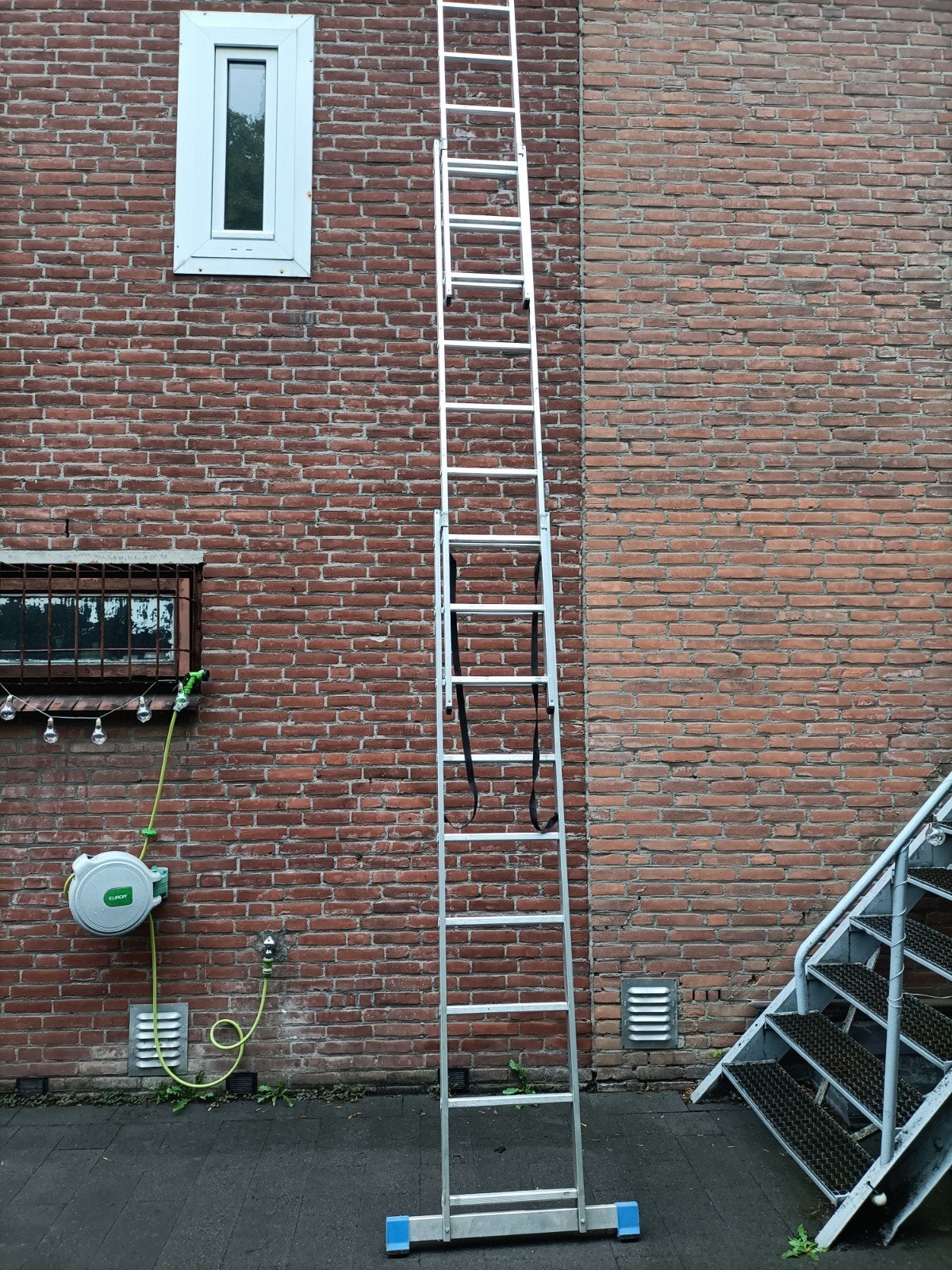 3-delige ladder 7,5 meter, Doe-het-zelf en Verbouw, Ophalen