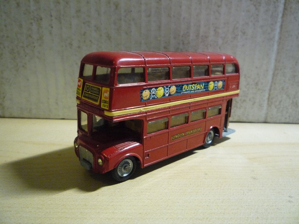 Dubbeldekker Bus London Transport Routemaster Corgi Toys, Hobby en Vrije tijd, Ophalen of Verzenden, Zo goed als nieuw, Auto, Corgi