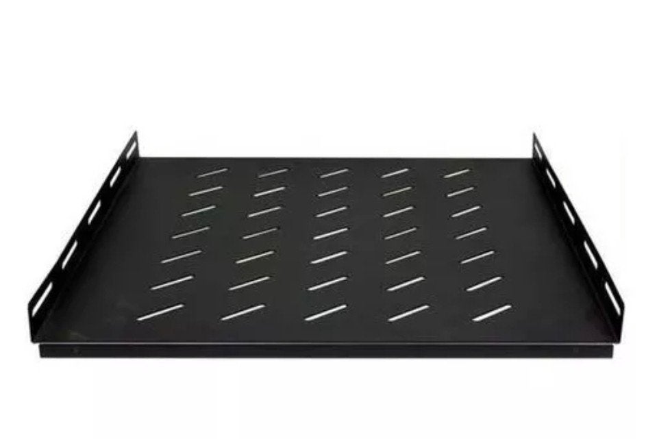 19-inch geventileerde rackplank 1U - Zwart, Computers en Software, Serverkasten, Ophalen of Verzenden, Nieuw