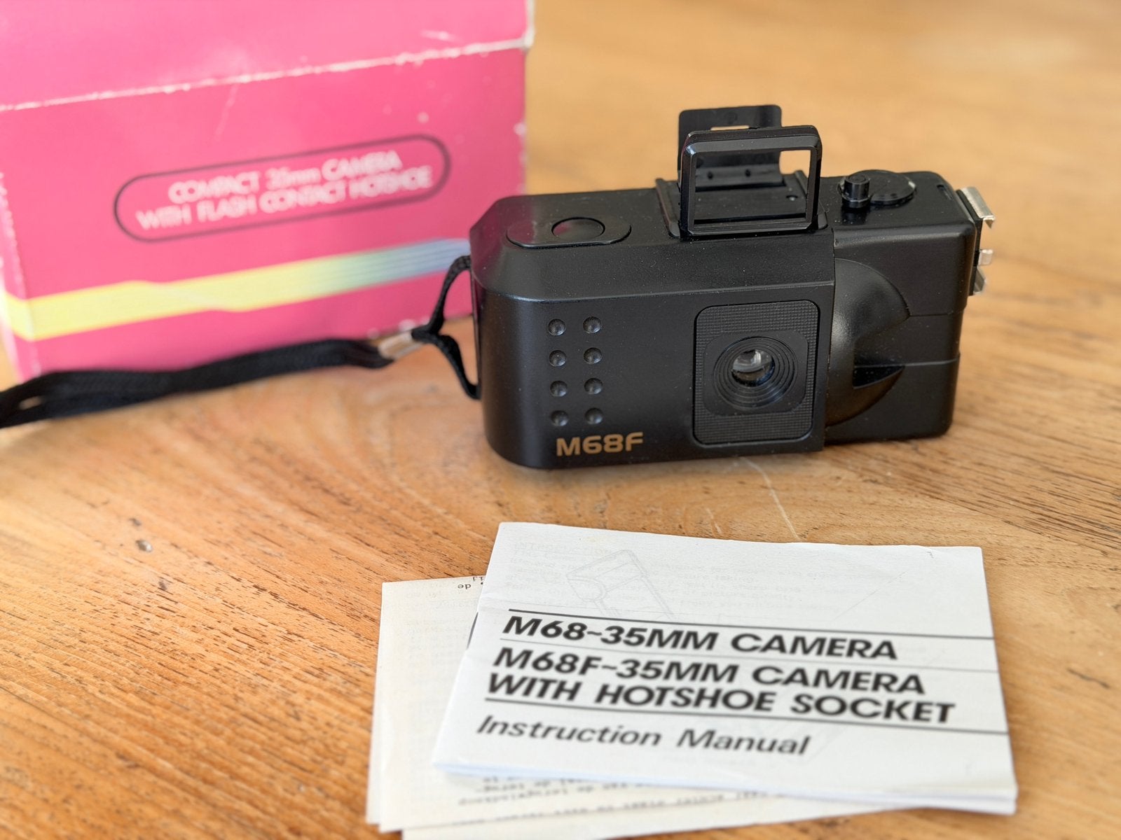 M68F 35 mm lomografie camera, Ophalen of Verzenden, Zo goed als nieuw, Compact, Overige Merken