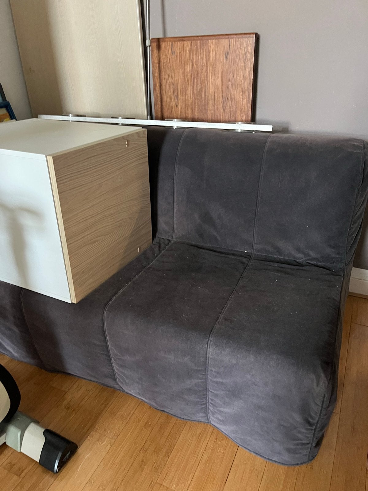 Ikea Lycksele 2-zits slaapbank bruin, afneembare hoes, Ophalen, Gebruikt, Bruin, Tweepersoons