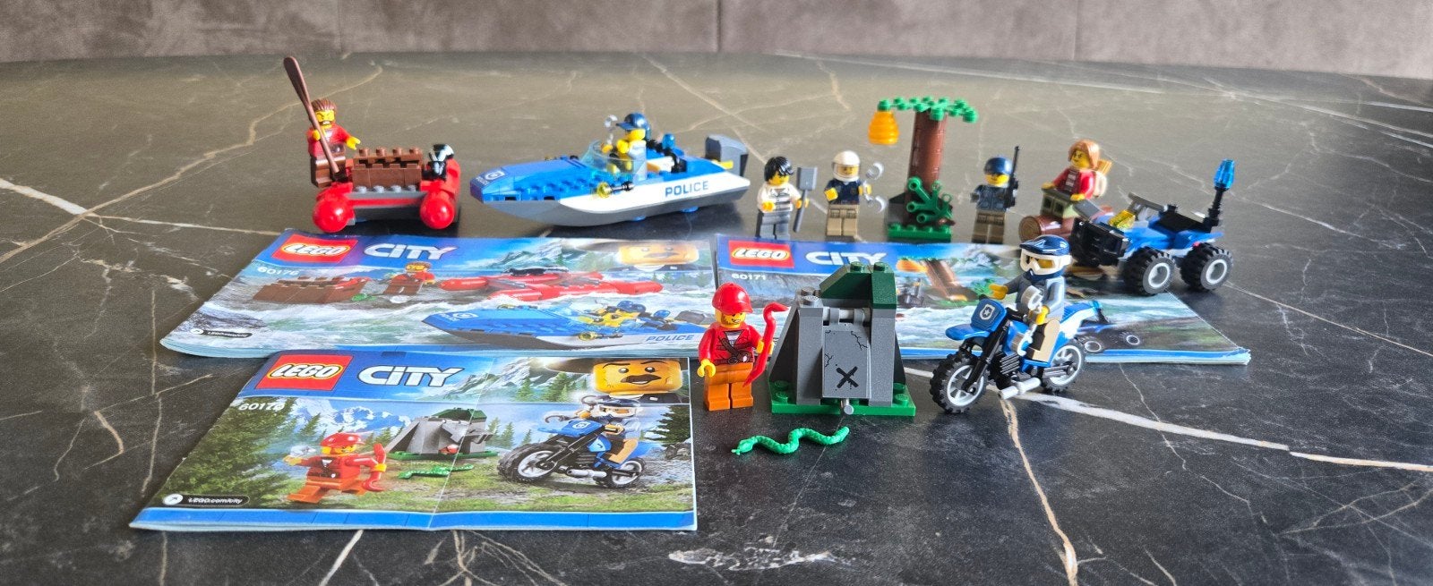 Lego City 60170 - 60171 - 60176, City, Compleet, Lego, Ophalen of Verzenden