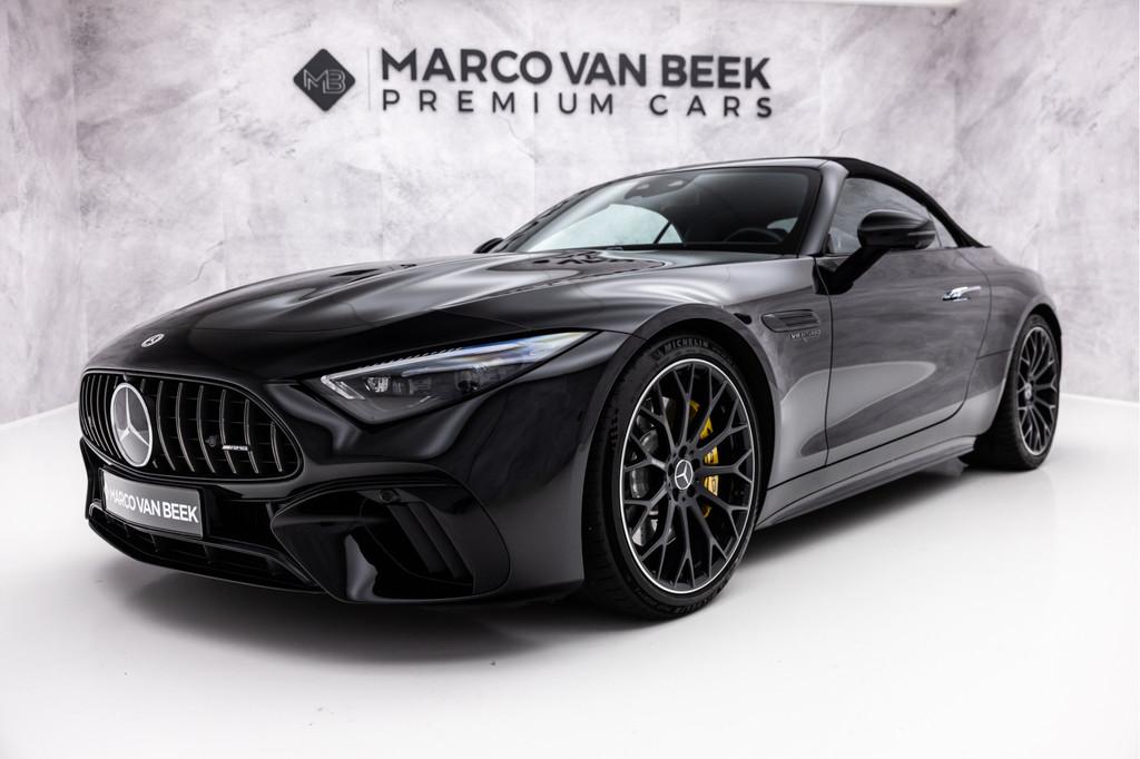 Mercedes-Benz SL-Klasse Roadster AMG 63 4MATIC+ | Massage |, Auto's, Automaat, 12 maanden, Gebruikt, Zwart