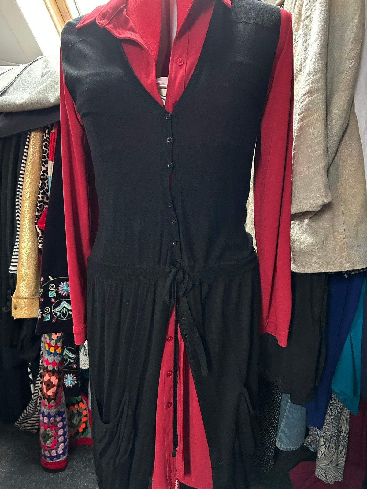 Zwart mouwloos vest, maat S, Ophalen of Verzenden, Gedragen, Maat 36 (S), Zwart