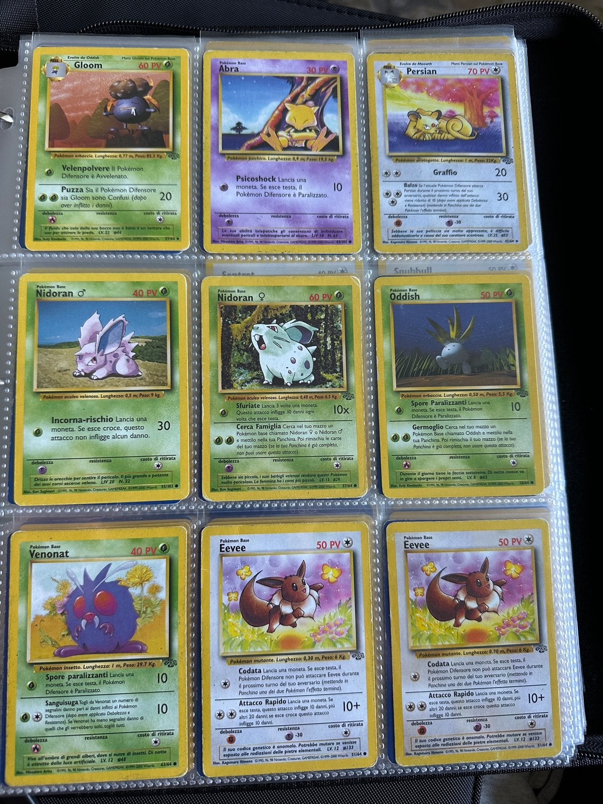 Pokémon Kaarten Collectie - WOTC Vitage, Nidoran, Ophalen of Verzenden, Gebruikt, Meerdere kaarten