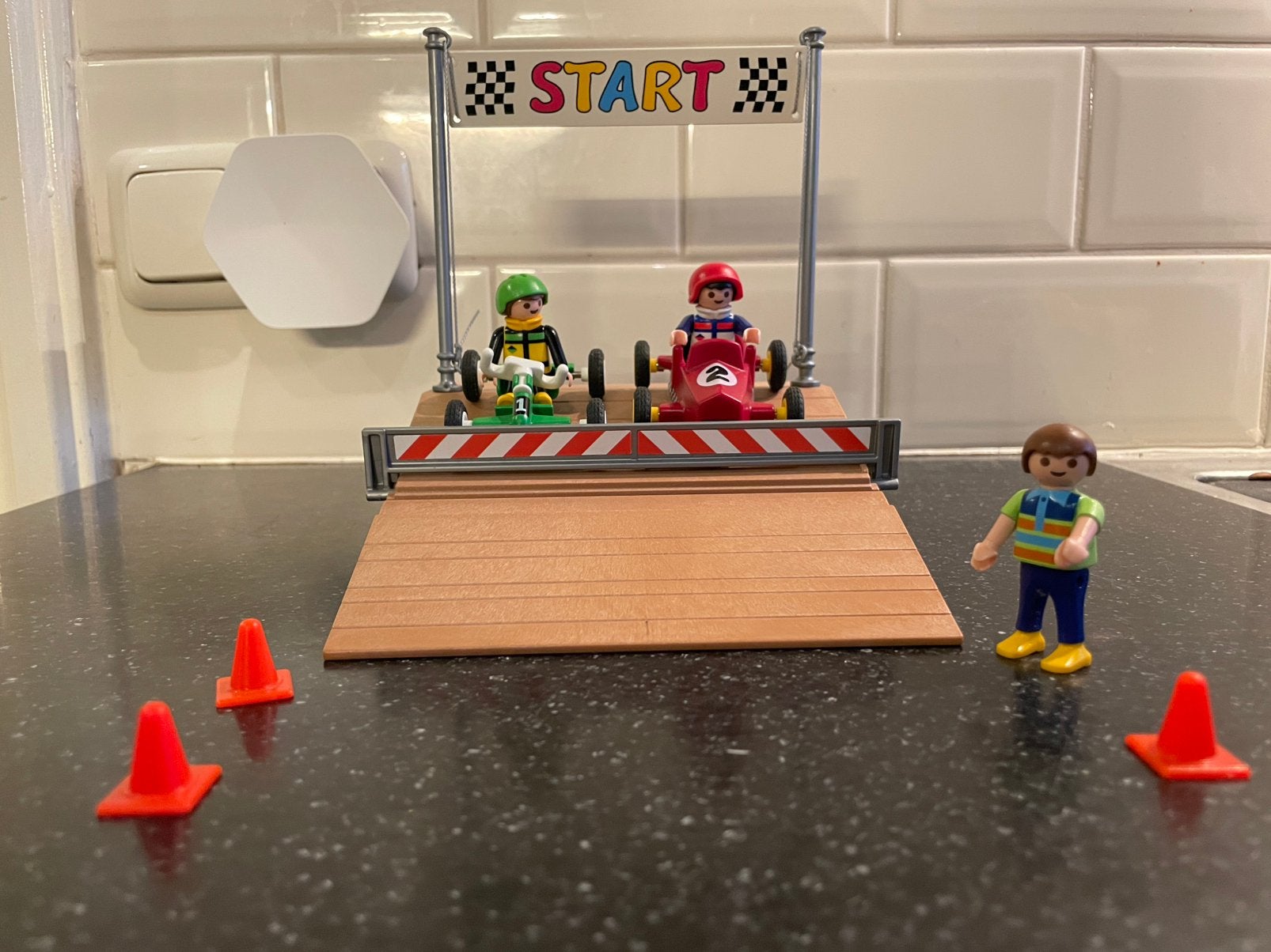 Playmobil 4141 Go Kart / Zeepkistrace, Ophalen of Verzenden, Zo goed als nieuw