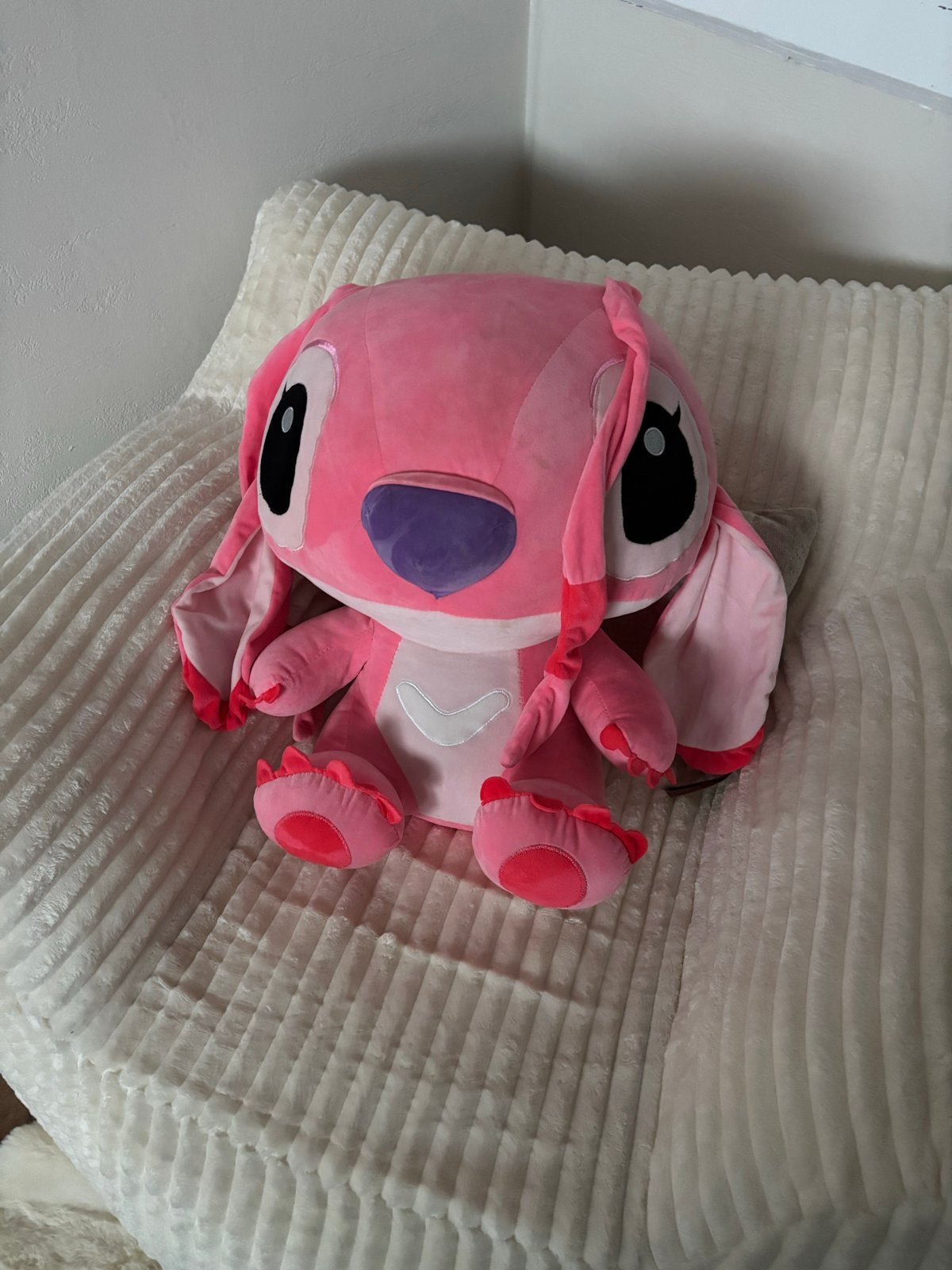 Grote Roze Angel Knuffel - Lilo & Stitch, Ophalen, Disney, Overige typen, Zo goed als nieuw