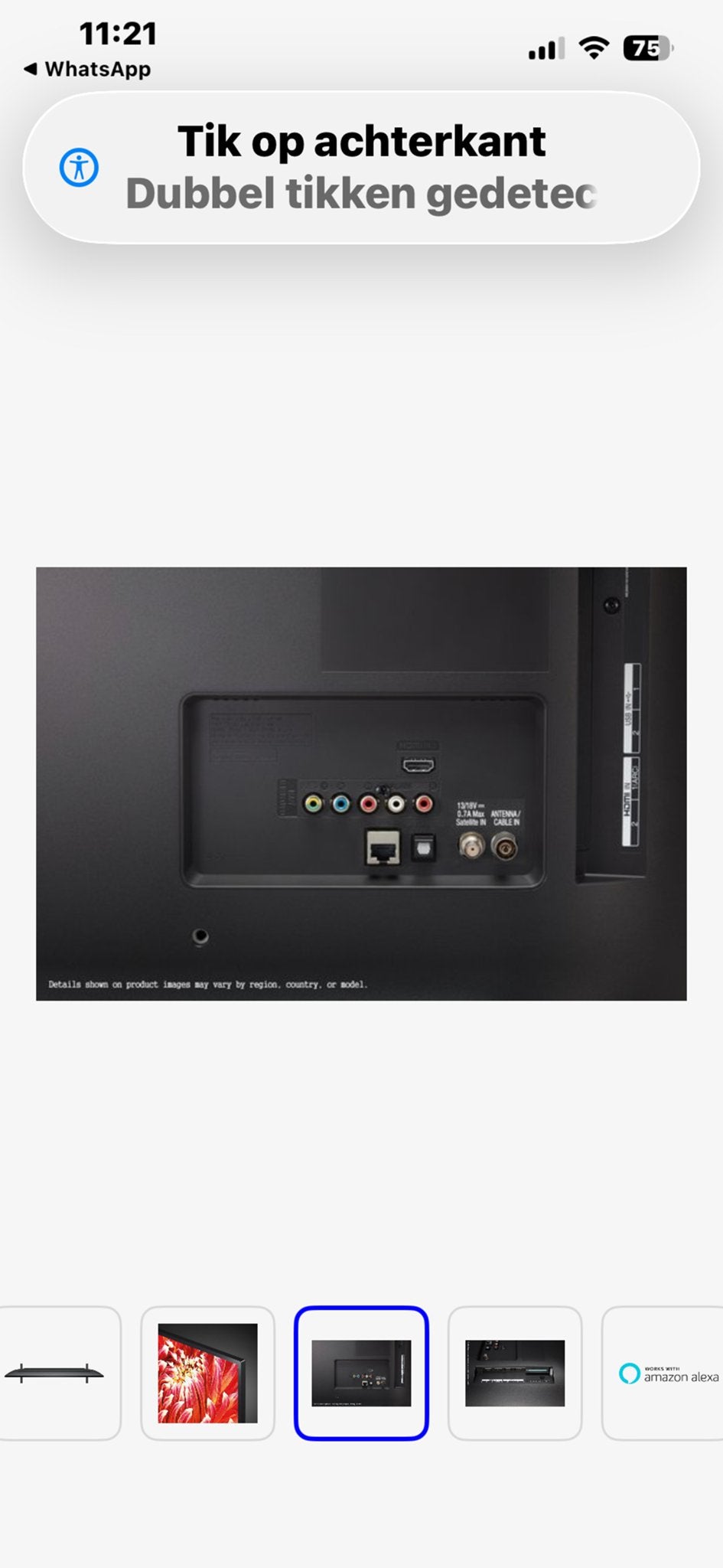 LG LED TV - Zo goed als nieuw, Ophalen, LED, 50 Hz, Zo goed als nieuw
