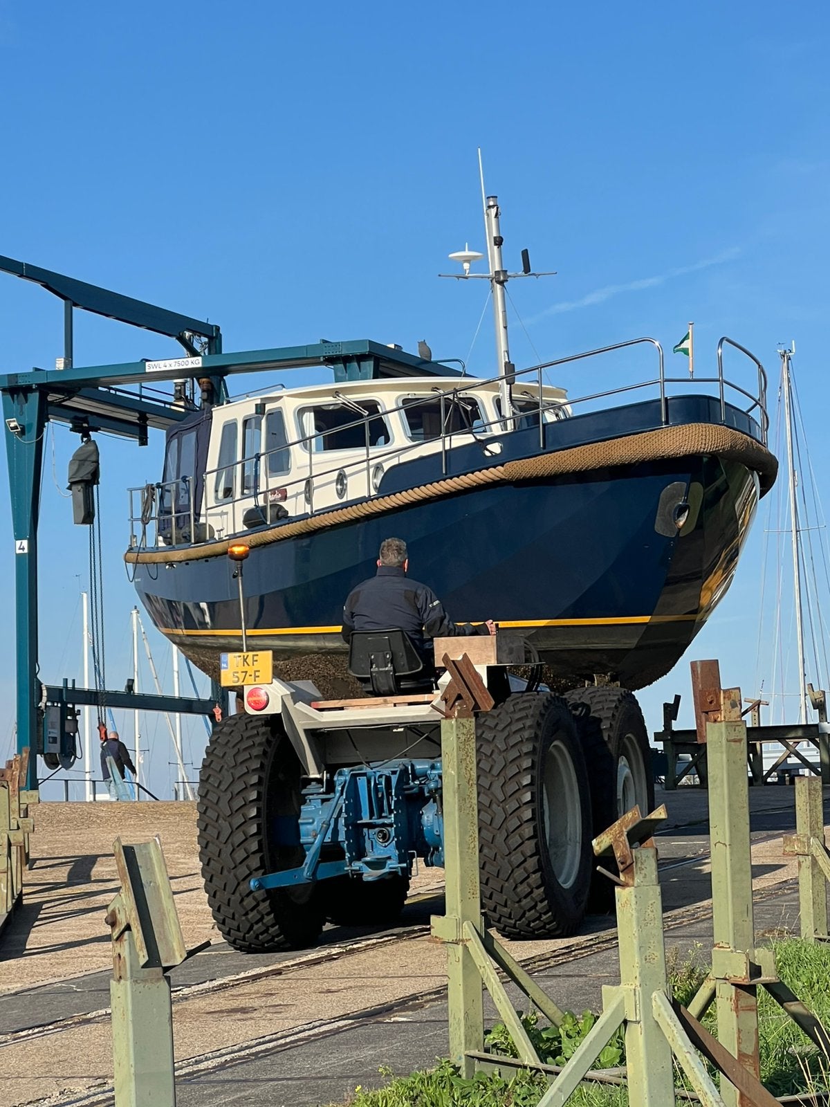 Kabelaring incl. Kop-leguaan, Watersport en Boten, Ophalen, Gebruikt, Overige typen, Zeilboot of Motorboot