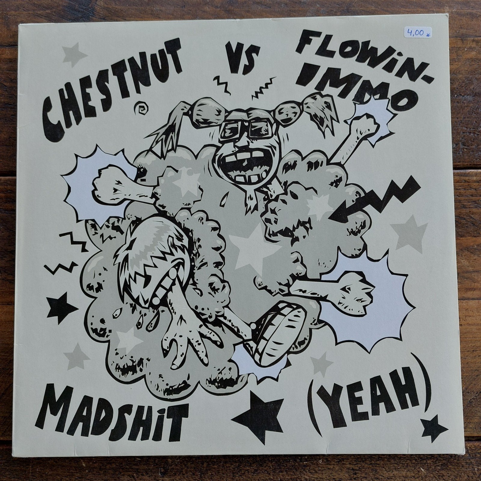 Vinyl single DJ Chestnut & Flowin' Immo: Madshit (Yeah), Ophalen of Verzenden, Zo goed als nieuw, 12 inch, Hiphop en Rap