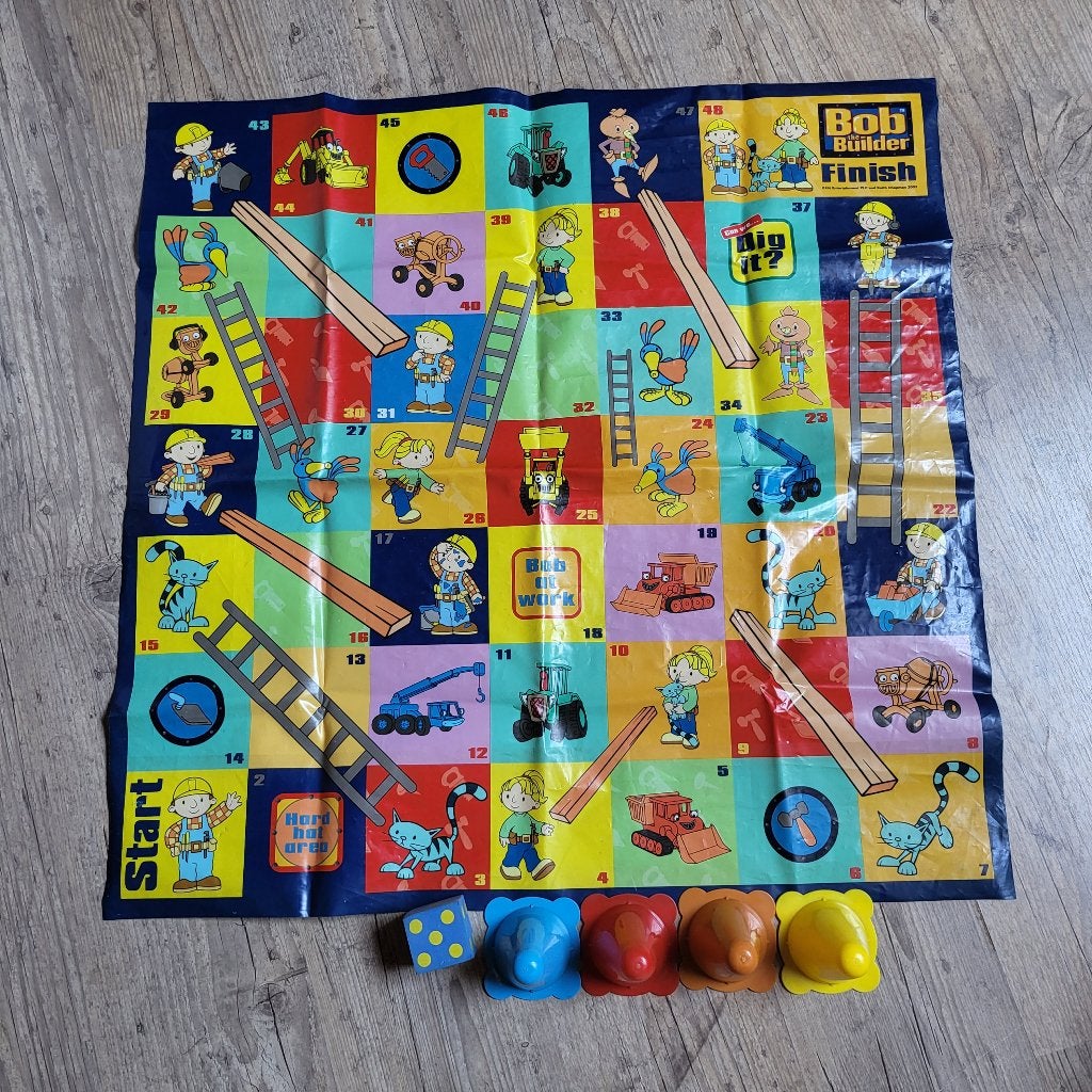 Laddertjesspel Bob de Bouwer, Een of twee spelers, Ophalen, Gebruikt