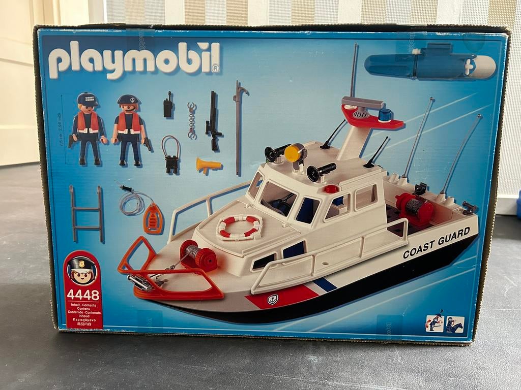 playmobil Politie boot, Ophalen, Gebruikt, Complete set