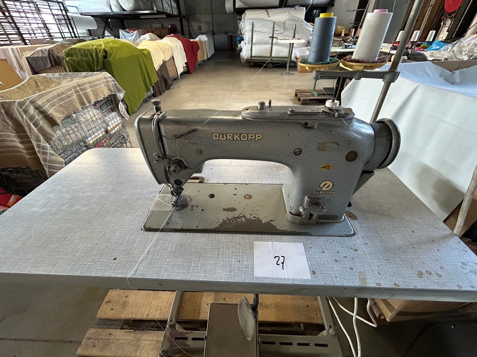 Durkopp industriele naaimachine, Gebruikt, Naaimachine, Industrieel, Ophalen