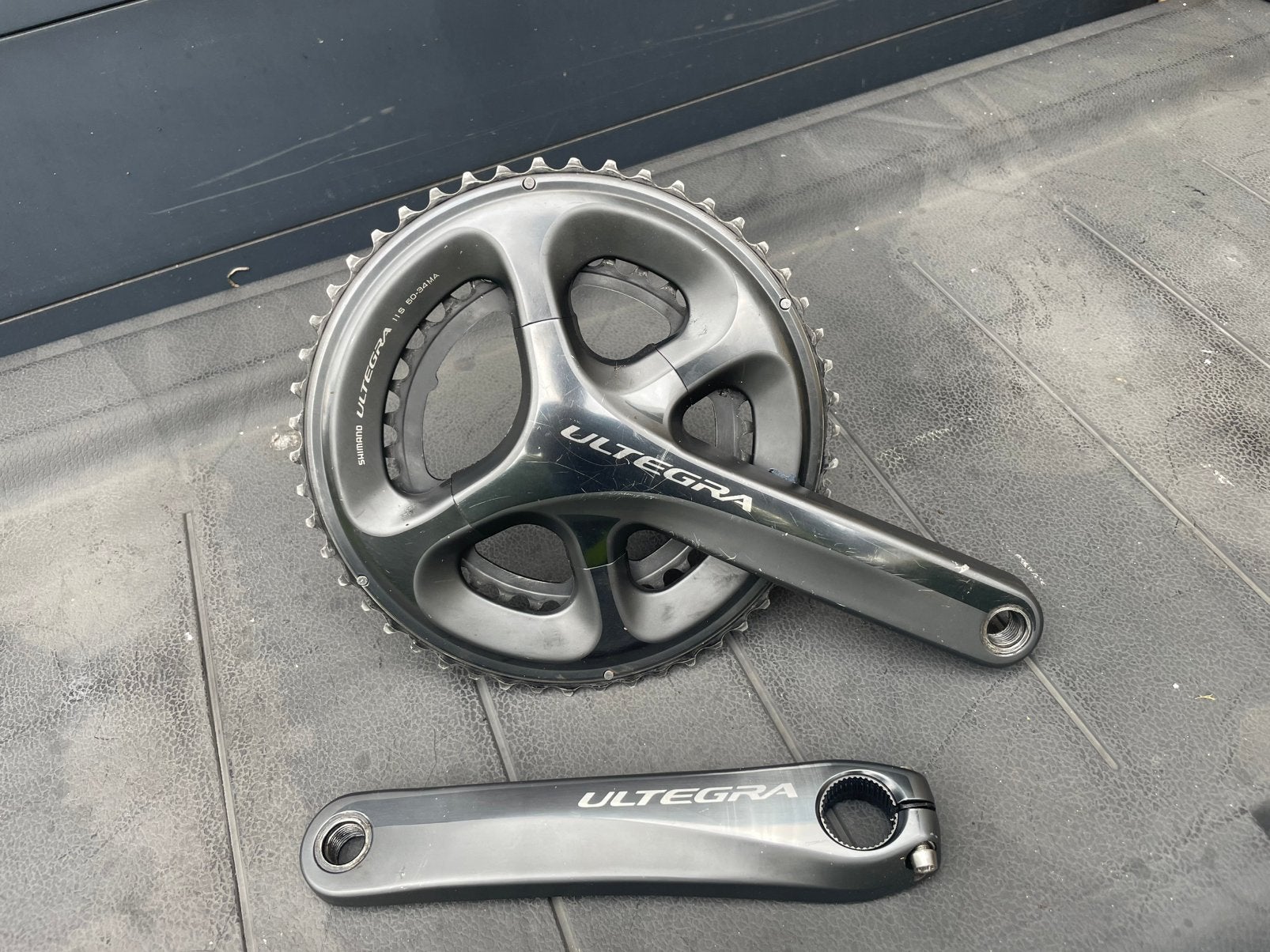Ultegra 11 s 50-34 ma  175 mm, Crankstel of Pedalen, Ophalen of Verzenden, Zo goed als nieuw, Aluminium