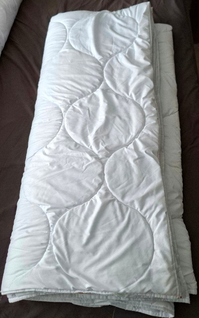 Emma Dekbed 240x220 polyester, Ophalen, Gebruikt, Wit, Tweepersoons