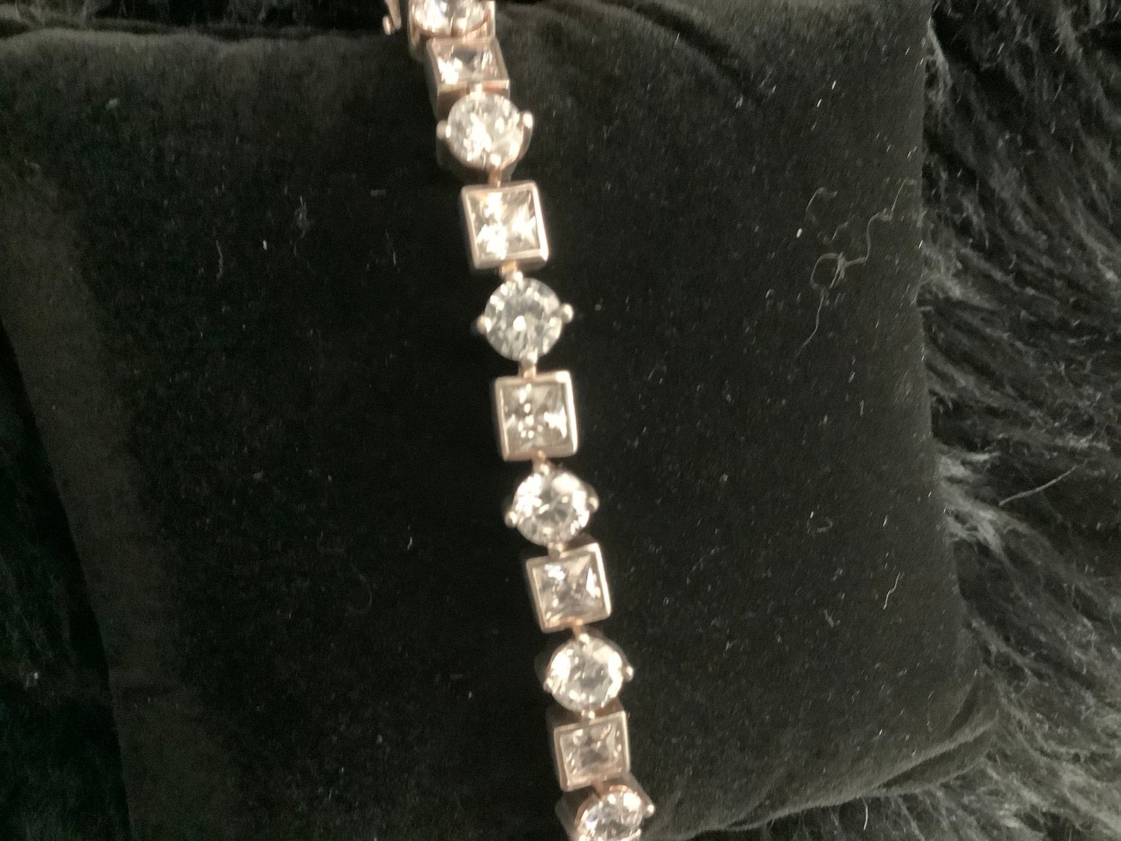 Prachtige Zilveren Armband—-met zirkonia’s, Ophalen of Verzenden, Zo goed als nieuw, Zilver