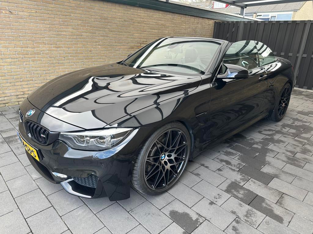 BMW M4 competition cabrio 2019, Automaat, Regensensor, Zwart, 4-Serie