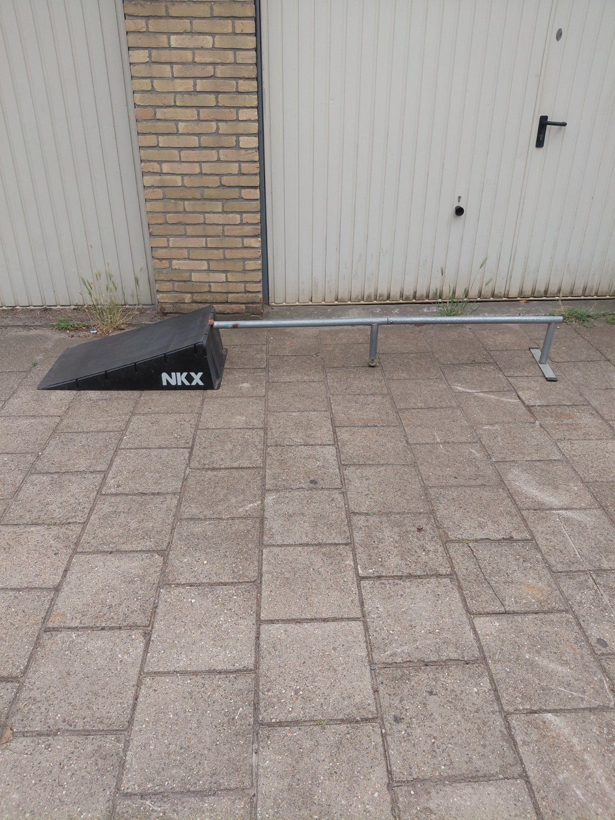 Skate ramp met rail - NKX, Ophalen, Gebruikt, Overige typen