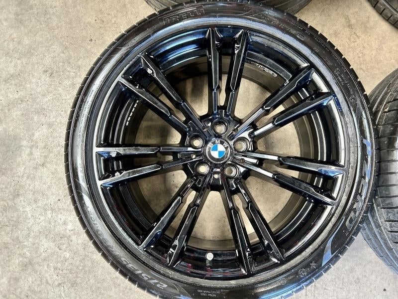 20 inch originele velgen + zomerbanden BMW M5 M8 style 706 M, Gebruikt, Banden en Velgen, Ophalen of Verzenden, Personenwagen