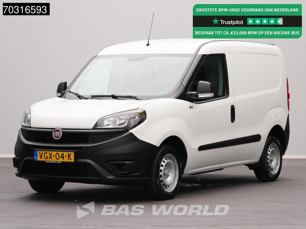 Fiat Doblo 95pk L1H1 Trekhaak Airco Euro6 L1 Kompakt Airco T, Stof, Gebruikt, Euro 6, Wit
