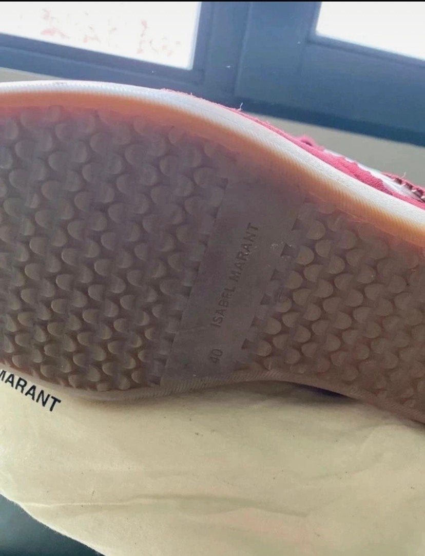 Isabel Marant Sneakers Maat 40 Rood, Ophalen of Verzenden, Gedragen, Rood, Sneakers of Gympen