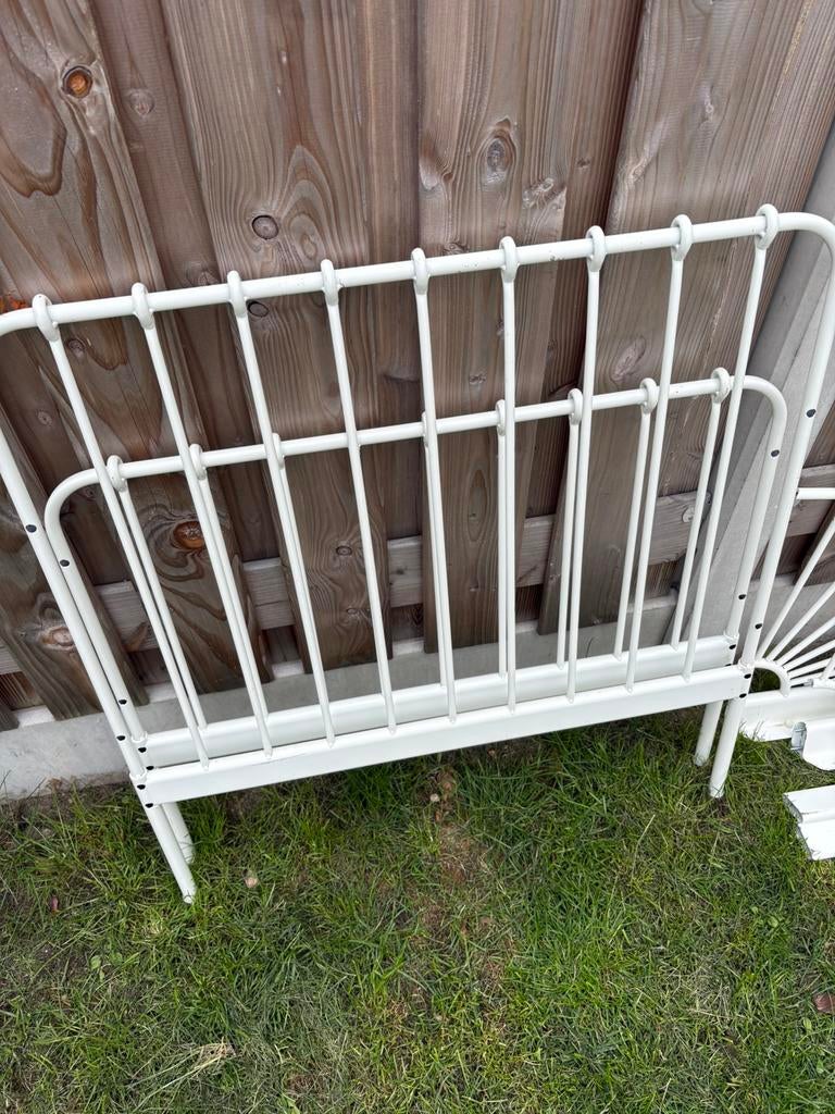 Meegeoeibed Ikea Minnen bed + lattenbodem, Ophalen, Gebruikt, 70 tot 85 cm, Lattenbodem