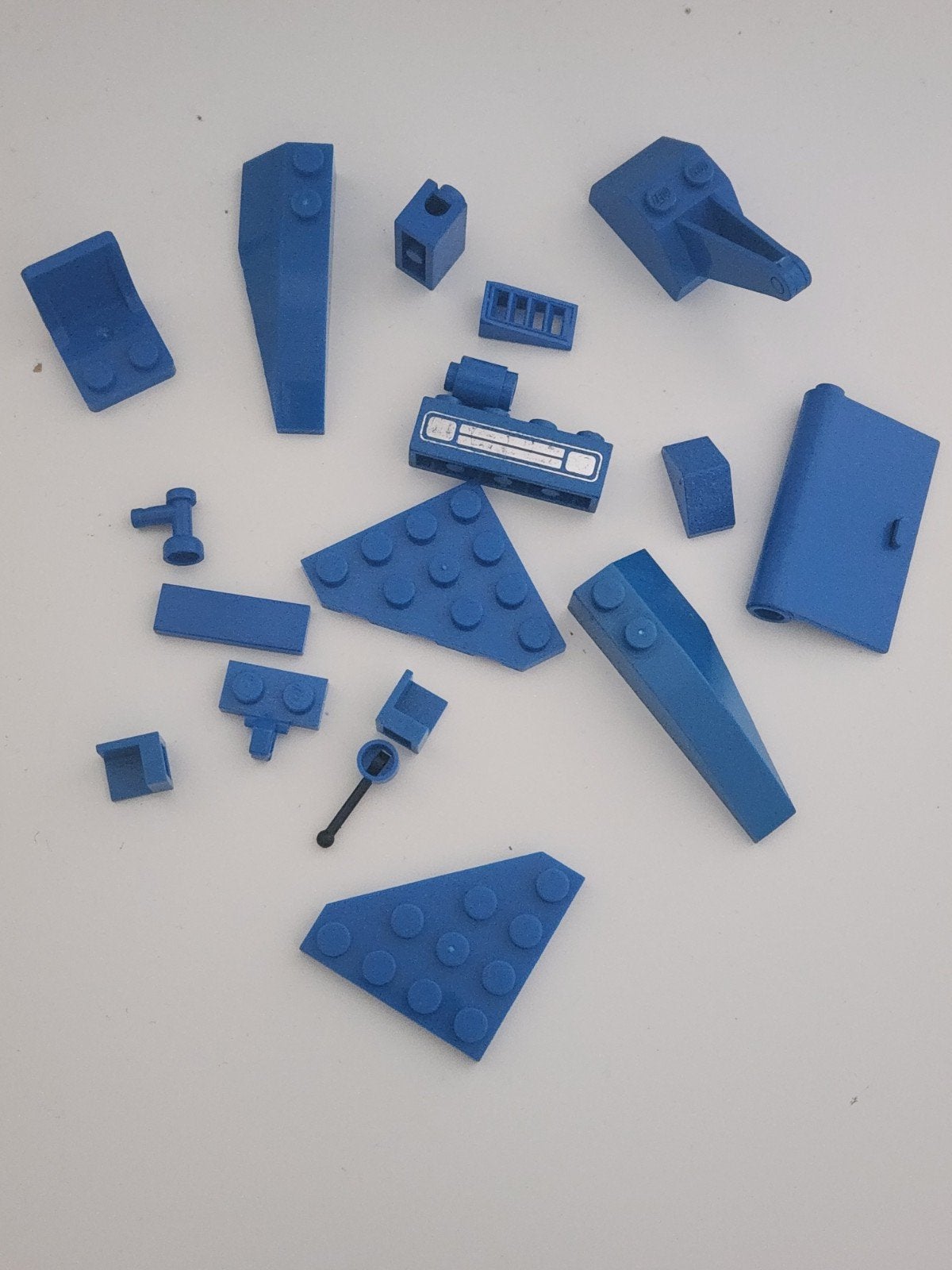 Lego onderdelen blauw, Ophalen of Verzenden, Gebruikt, Losse stenen, Lego