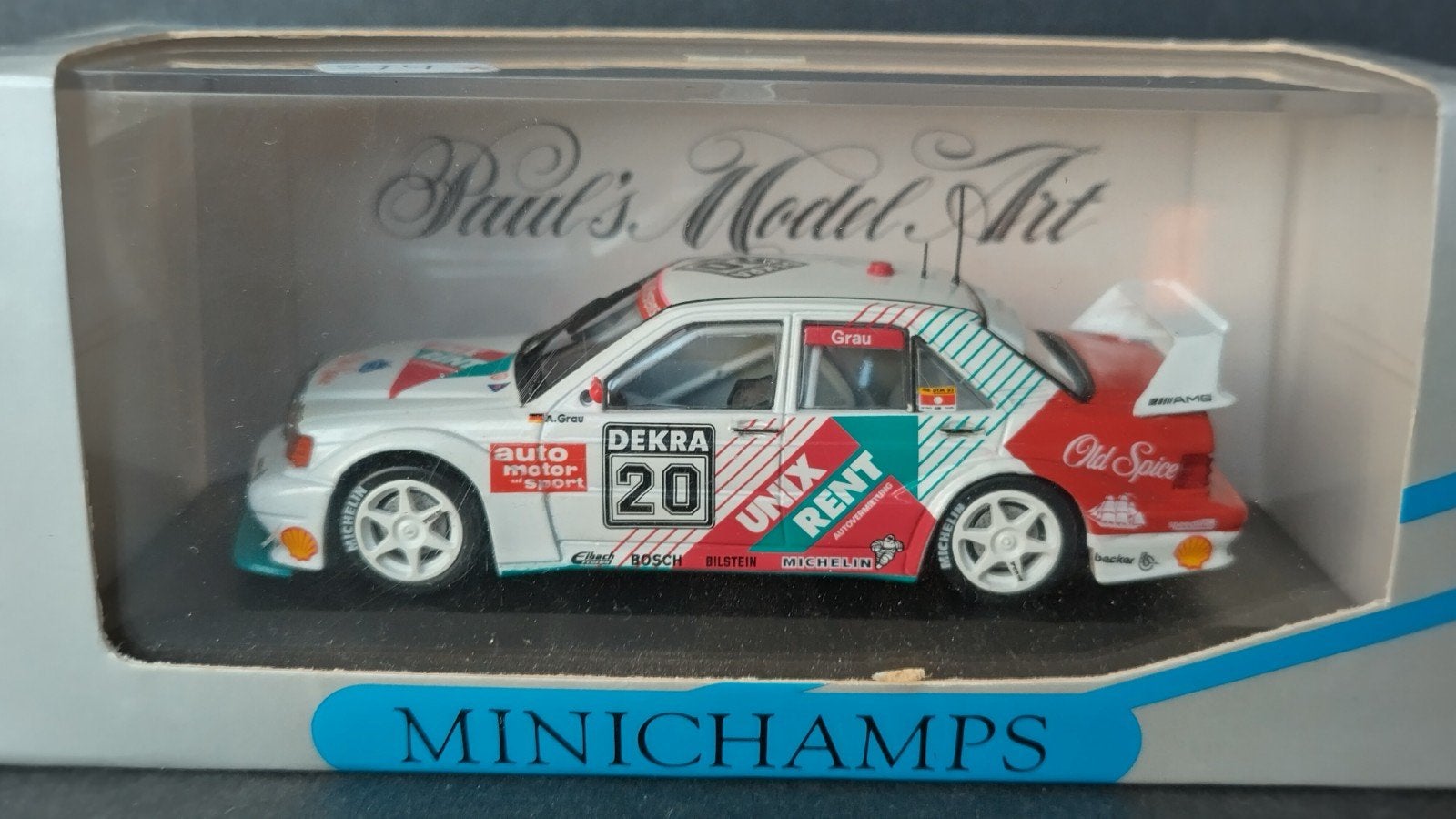 Mercedes Benz 190 Evo 2 DTM 93 Unix Rent Minichamps Pol, Auto, Verzenden, ., Nieuw