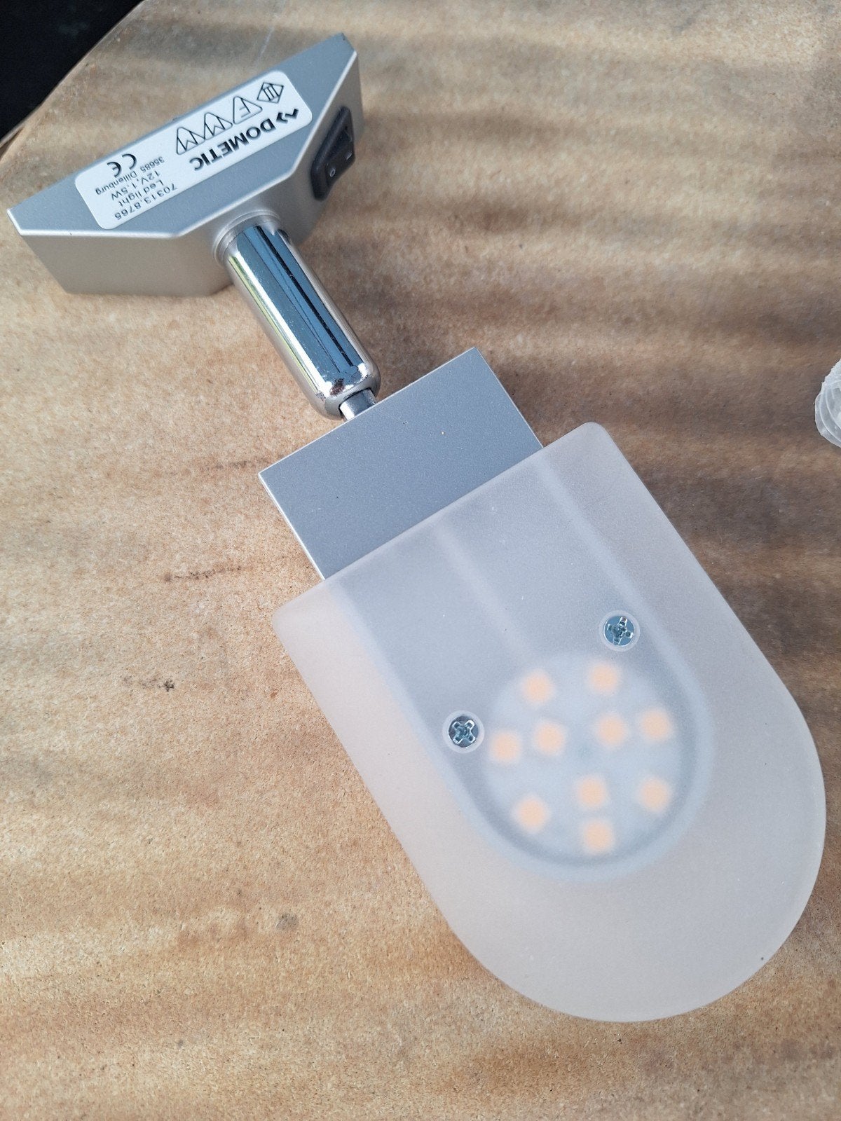 Dometic LED leeslamp 12V 1.5W voor camper/caravan, Ophalen of Verzenden, Nieuw