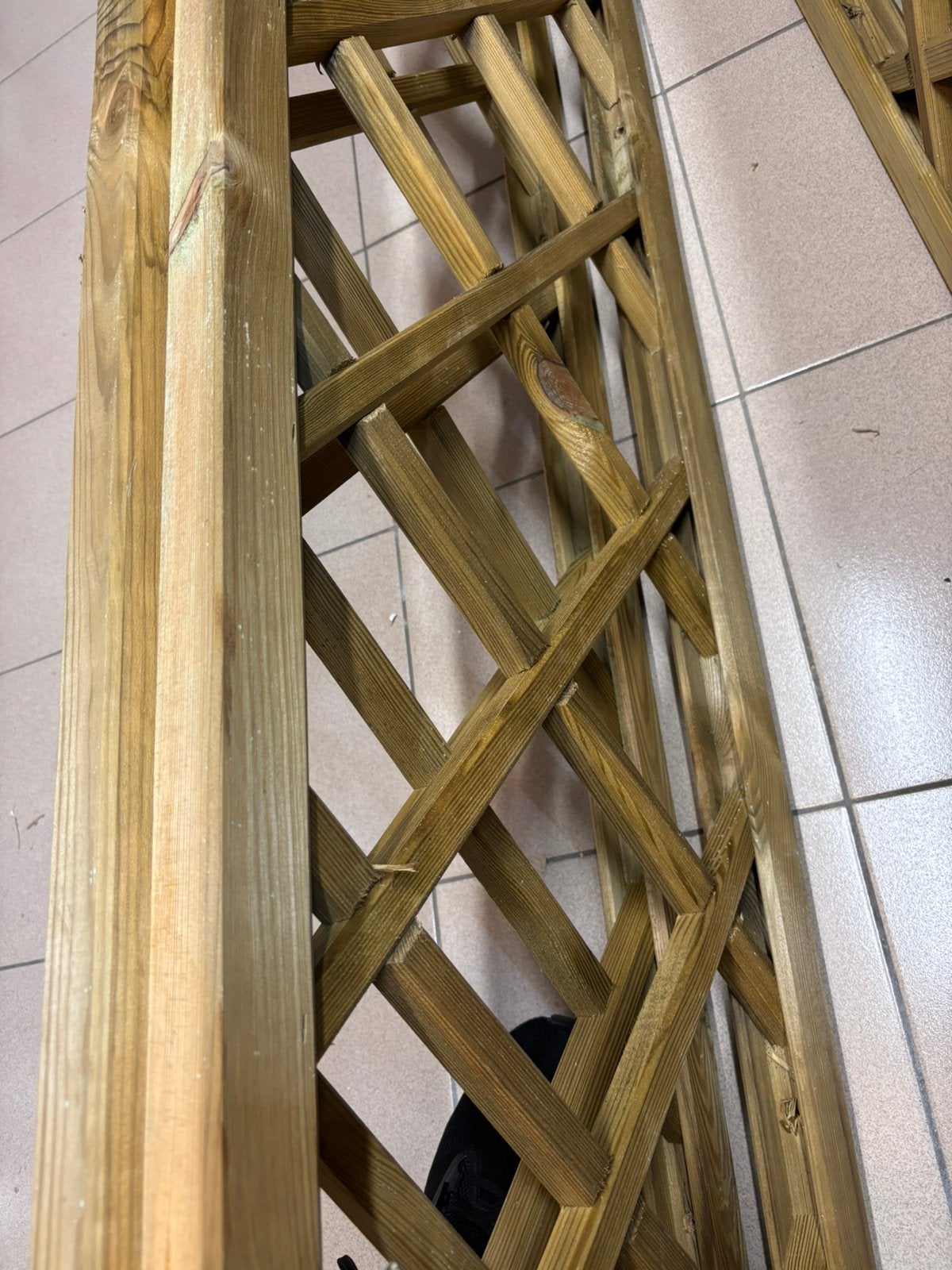 2 keer trellis grene 41 bij 180 cm, Doe-het-zelf en Verbouw, Hout en Planken, Minder dan 25 mm, Zo goed als nieuw, Balk, Ophalen