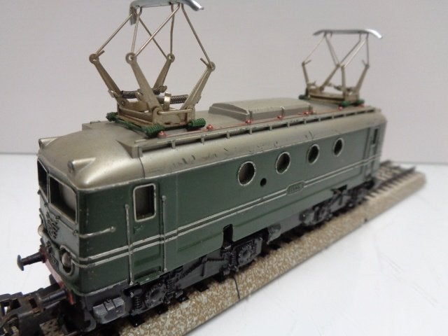 Marklin 3012 E-loc SNCF groen. (H0), Wisselstroom, Gebruikt, Locomotief, Ophalen of Verzenden