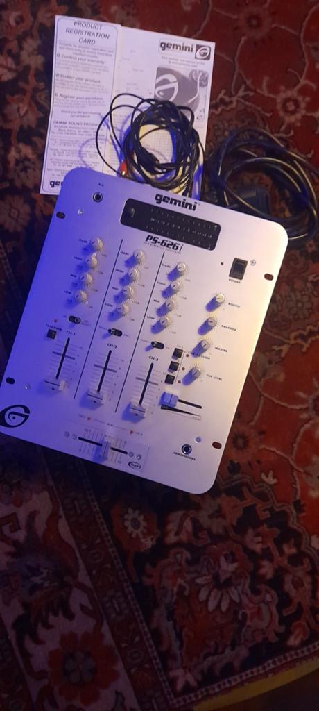 Gemini PS-626i Stereo Mixer, Muziek en Instrumenten, Mengpanelen, Ophalen of Verzenden