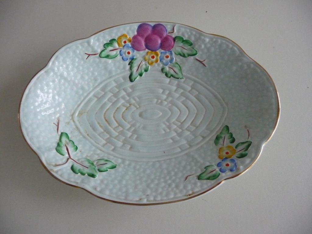 schaaltje CROWN DEVON made in England, afmeting 15,5x21cm, Antiek en Kunst, Ophalen of Verzenden