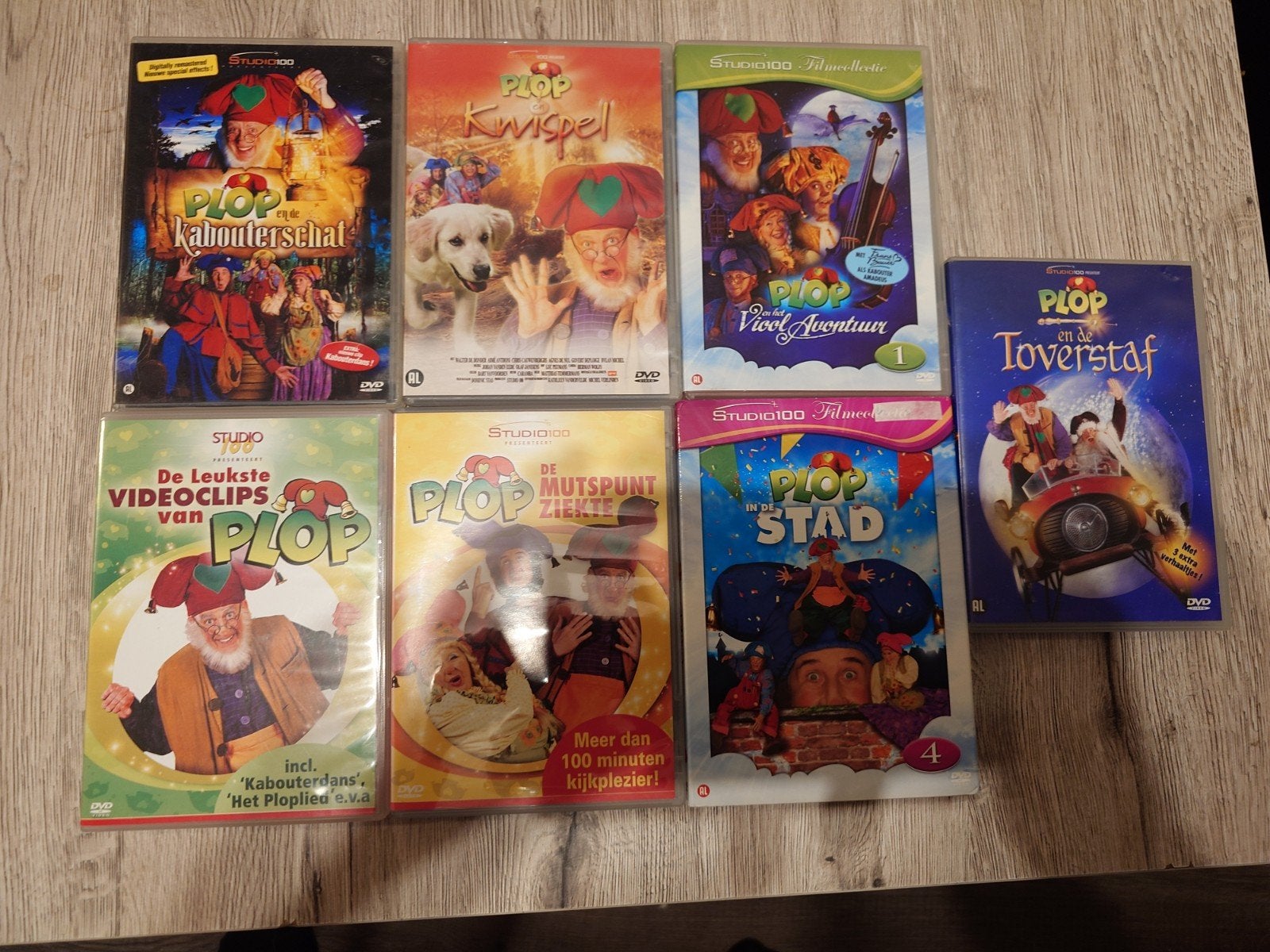 Plop 7x  DvDs, Alle leeftijden, Ophalen of Verzenden, Zo goed als nieuw